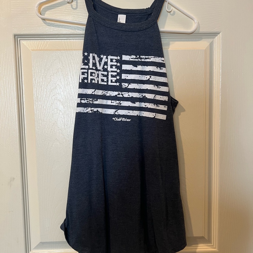Live Free Graphic Tank Top